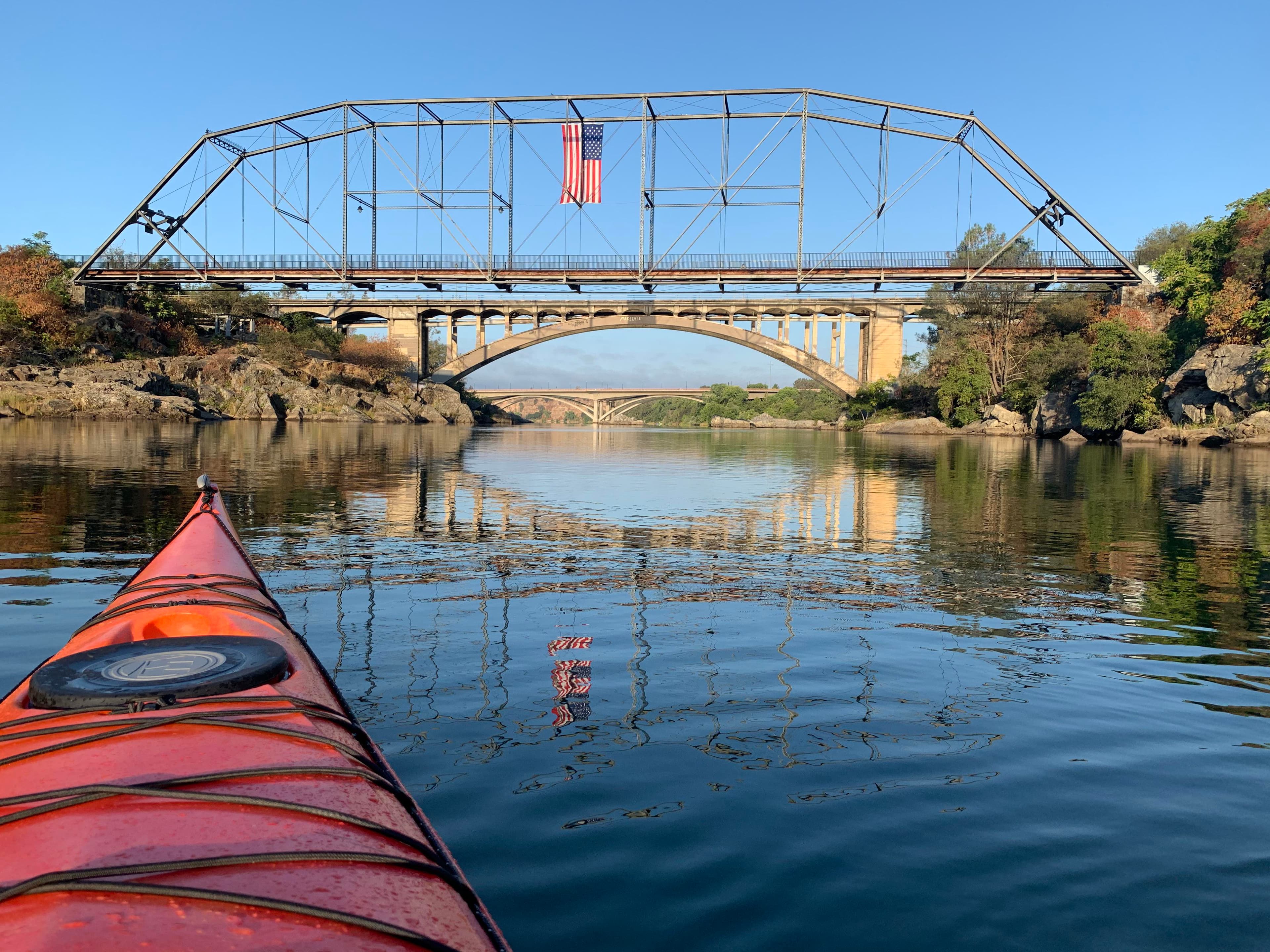 ​Kayaking the American River in Folsom